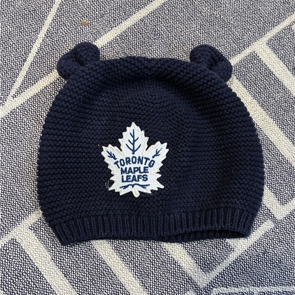 Baby Gap Navy Beanie - Toronto Maple Leafs 12-18 months